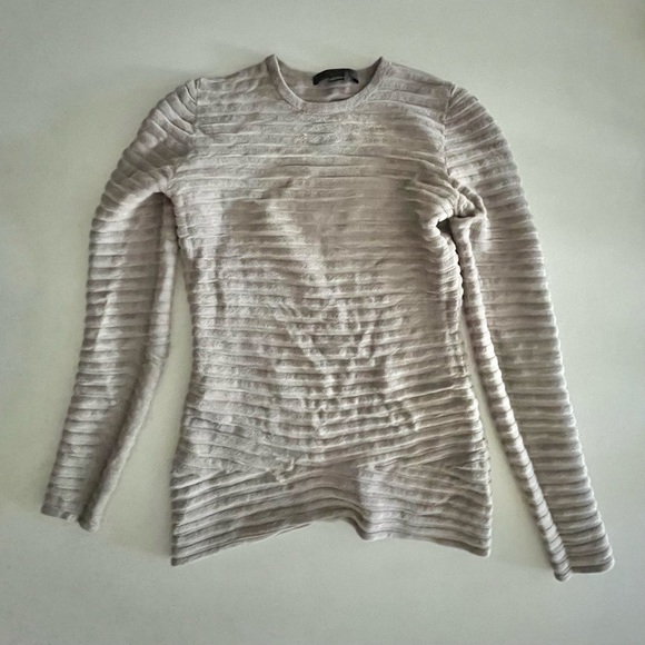 EUC Alexander Wang Engineered Stripe Long-sleeve top - Sz S - Picture 5 of 5